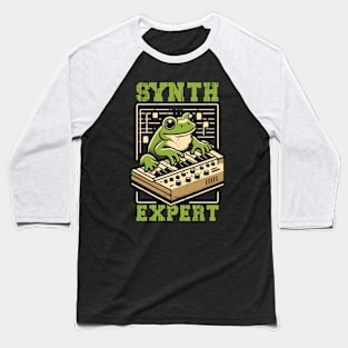 Synth Expert / Cute Frog Baseball T-Shirt